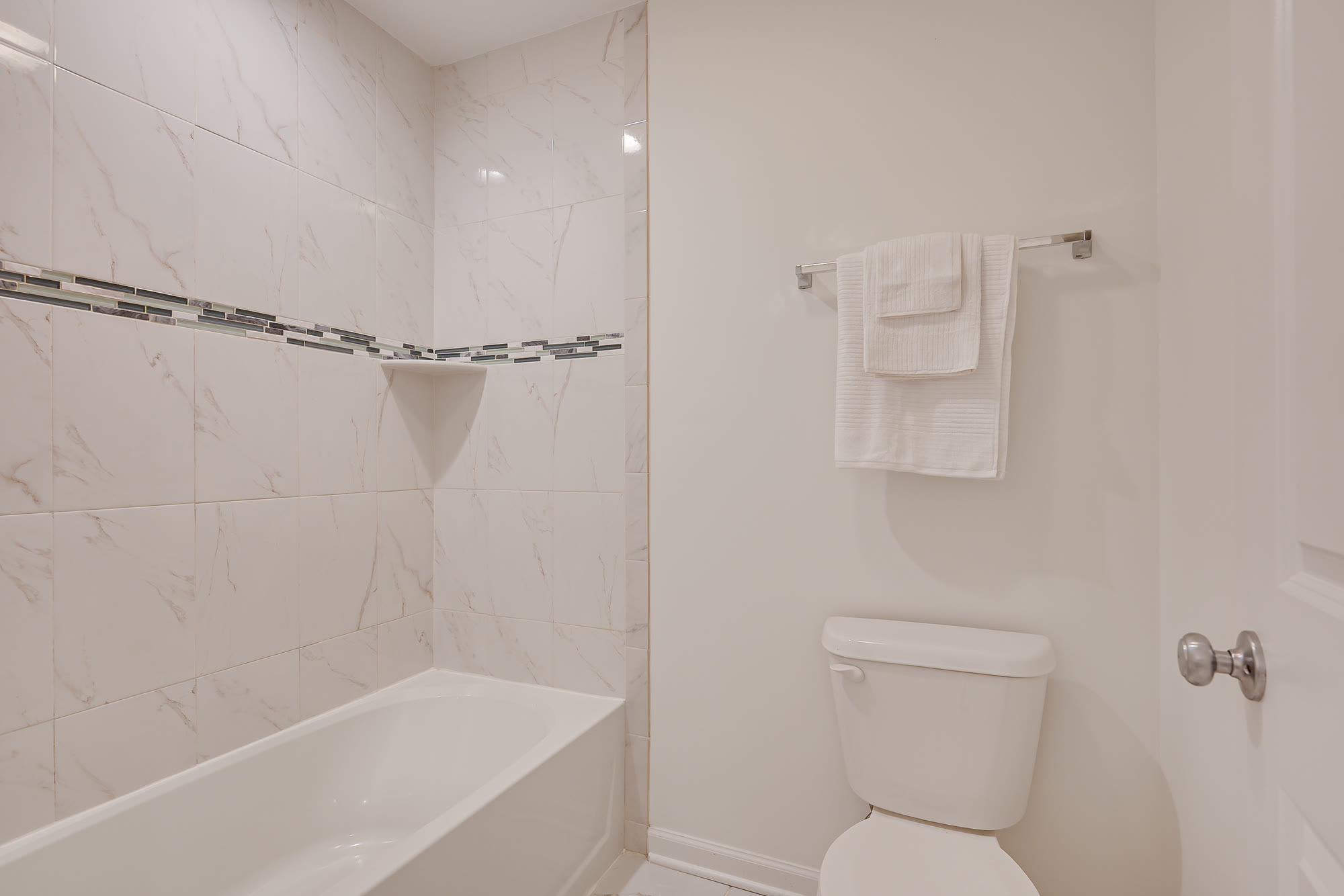 Half bathroom on the lower level